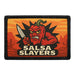 SALSA SLAYERS  Meta Data - Crop Image Text - - Removable Patch - Pull Patch - Removable Patches For Authentic Flexfit and Snapback Hats