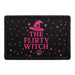 THE FLIRTY WITCH Meta Data - Crop Image Text - - Removable Patch - Pull Patch - Removable Patches For Authentic Flexfit and Snapback Hats