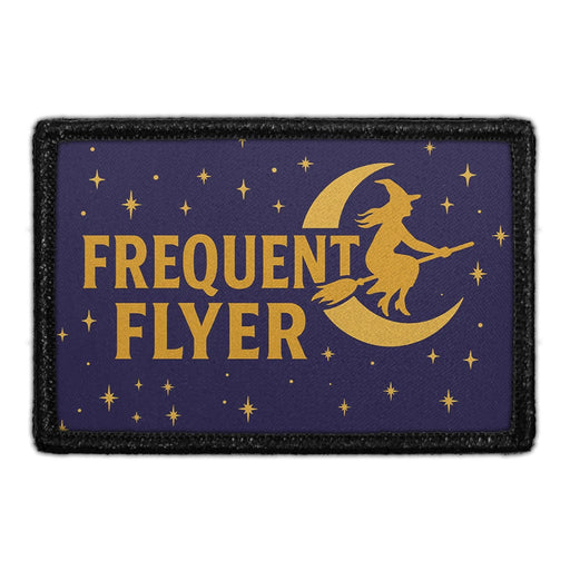 FREQUENT_FLYER Meta Data - Crop Image Text - - Removable Patch - Pull Patch - Removable Patches For Authentic Flexfit and Snapback Hats