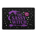 THE SASSY WITCH Meta Data - Crop Image Text - - Removable Patch - Pull Patch - Removable Patches For Authentic Flexfit and Snapback Hats