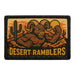 DESERT RAMBLERS Meta Data - Crop Image Text - - Removable Patch - Pull Patch - Removable Patches For Authentic Flexfit and Snapback Hats