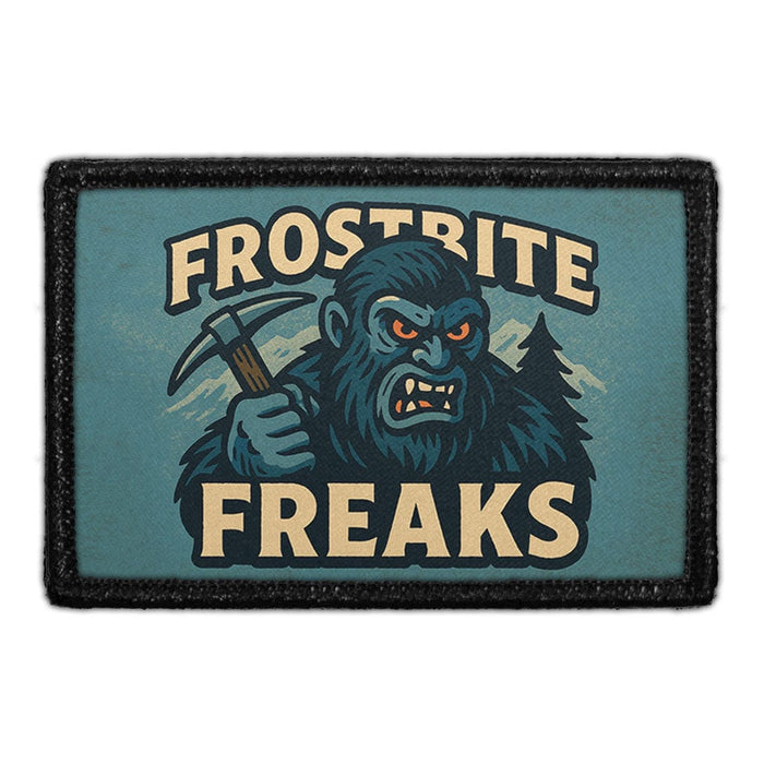 FROSTBITE FREAKS  Meta Data - Crop Image Text - - Removable Patch - Pull Patch - Removable Patches For Authentic Flexfit and Snapback Hats