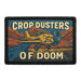 CROP DUSTERS OF DOOM Meta Data - Crop Image Text - - Removable Patch - Pull Patch - Removable Patches For Authentic Flexfit and Snapback Hats