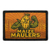 MAIZE MAULERS Meta Data - Crop Image Text - - Removable Patch - Pull Patch - Removable Patches For Authentic Flexfit and Snapback Hats