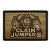 CLAIM JUMPERS Meta Data - Crop Image Text - - Removable Patch - Pull Patch - Removable Patches For Authentic Flexfit and Snapback Hats