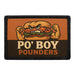 PO’ BOY POUNDERS Meta Data - Crop Image Text - - Removable Patch - Pull Patch - Removable Patches For Authentic Flexfit and Snapback Hats