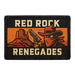 RED ROCK RENEGADES Meta Data - Crop Image Text - - Removable Patch - Pull Patch - Removable Patches For Authentic Flexfit and Snapback Hats