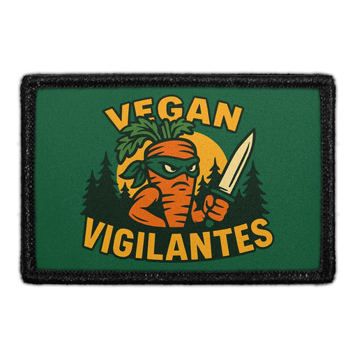 VEGAN VIGILANTES Meta Data - Crop Image Text - - Removable Patch - Pull Patch - Removable Patches For Authentic Flexfit and Snapback Hats