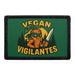 VEGAN VIGILANTES Meta Data - Crop Image Text - - Removable Patch - Pull Patch - Removable Patches For Authentic Flexfit and Snapback Hats
