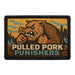 PULLED PORK PUNISHERS Meta Data - Crop Image Text - - Removable Patch - Pull Patch - Removable Patches For Authentic Flexfit and Snapback Hats