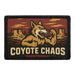 COYOTE CHAOS Meta Data - Crop Image Text - - Removable Patch - Pull Patch - Removable Patches For Authentic Flexfit and Snapback Hats