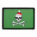 Christmas Skull - Patch - Pull Patch - Removable Patches For Authentic Flexfit and Snapback Hats