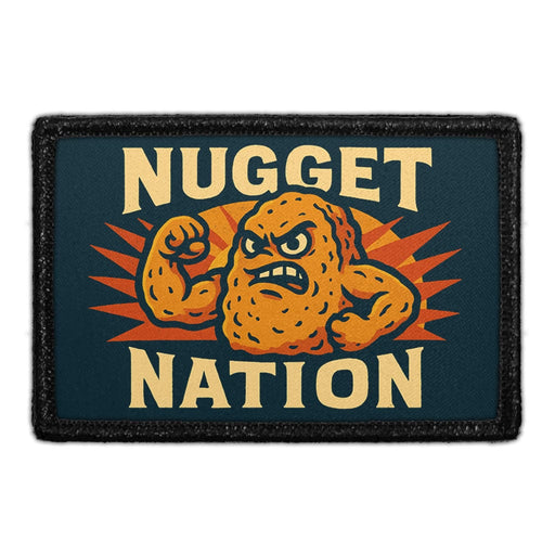 NUGGET NATION Meta Data - Crop Image Text - - Removable Patch - Pull Patch - Removable Patches For Authentic Flexfit and Snapback Hats