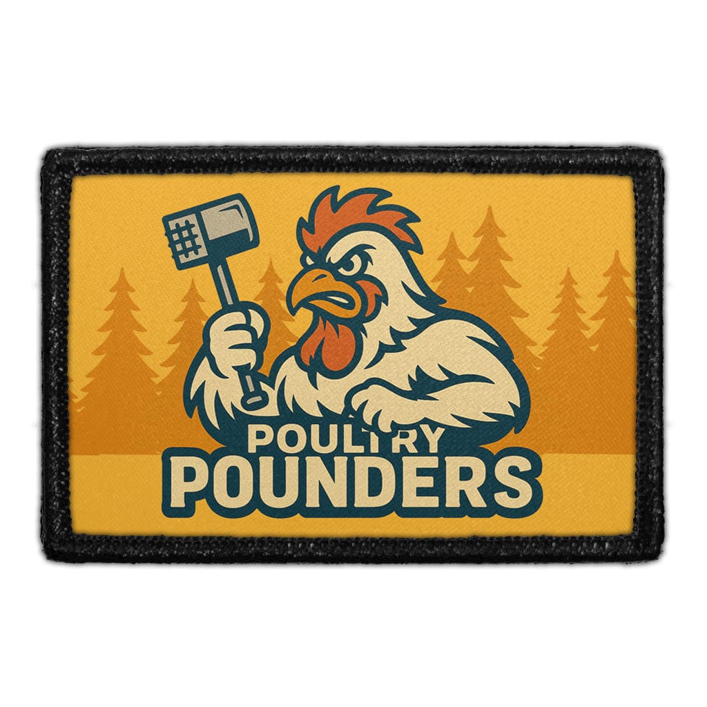 Poultry Pounders Patch – Rhode Island Red, 100% Velcro® Compatible ...