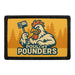 POULTRY POUNDERS Meta Data - Crop Image Text - - Removable Patch - Pull Patch - Removable Patches For Authentic Flexfit and Snapback Hats