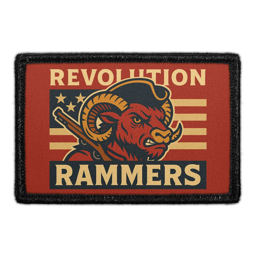 REVOLUTION RAMMERS Meta Data - Crop Image Text - - Removable Patch - Pull Patch - Removable Patches For Authentic Flexfit and Snapback Hats