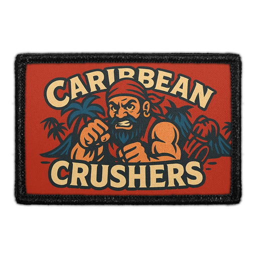 CARIBBEAN CRUSHERS Meta Data - Crop Image Text - - Removable Patch - Pull Patch - Removable Patches For Authentic Flexfit and Snapback Hats