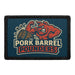 PORK BARREL POUNDERS Meta Data - Crop Image Text - - Removable Patch - Pull Patch - Removable Patches For Authentic Flexfit and Snapback Hats