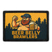 BEER BELLY BRAWLERS Meta Data - Crop Image Text - - Removable Patch - Pull Patch - Removable Patches For Authentic Flexfit and Snapback Hats
