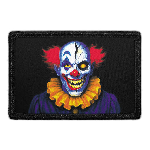 THE MIRROR GRIN - SCARY CLOWN Meta Data - Crop Image Text - - Removable Patch - Pull Patch - Removable Patches For Authentic Flexfit and Snapback Hats
