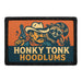 HONKY TONK HOODLUMS Meta Data - Crop Image Text - - Removable Patch - Pull Patch - Removable Patches For Authentic Flexfit and Snapback Hats