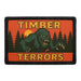 TIMBER TERRORS Meta Data - Crop Image Text - - Removable Patch - Pull Patch - Removable Patches For Authentic Flexfit and Snapback Hats