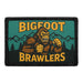 BIGFOOT BRAWLERS Meta Data - Crop Image Text - - Removable Patch - Pull Patch - Removable Patches For Authentic Flexfit and Snapback Hats