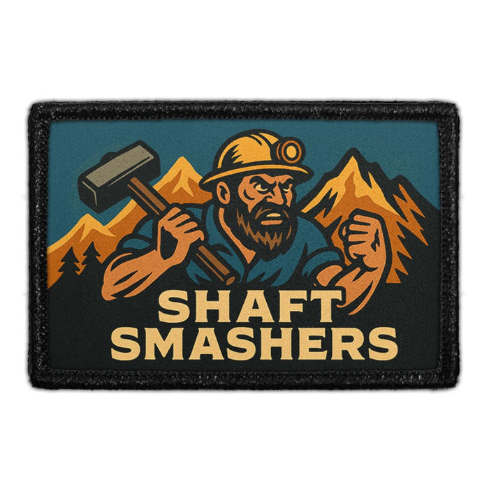 SHAFT SMASHERS Meta Data - Crop Image Text - - Removable Patch - Pull Patch - Removable Patches For Authentic Flexfit and Snapback Hats