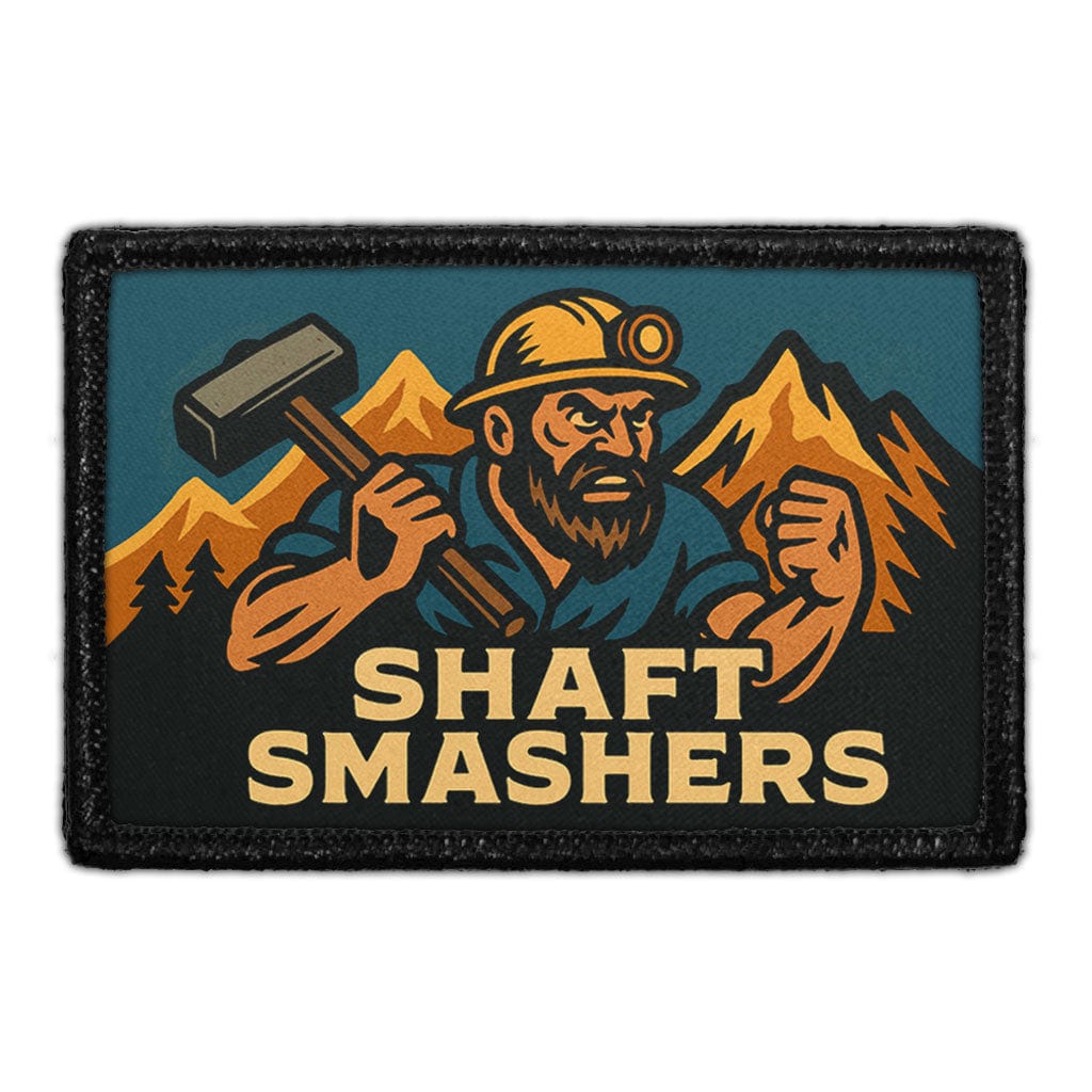 Shaft Smashers Patch – Mining Grit, 100% Velcro® Compatible — Pull ...