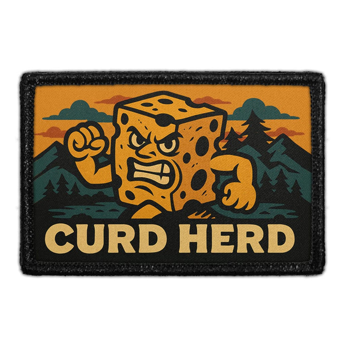 CURD HERD Meta Data - Crop Image Text - - Removable Patch - Pull Patch - Removable Patches For Authentic Flexfit and Snapback Hats