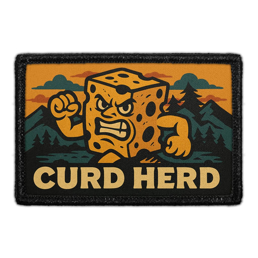 CURD HERD Meta Data - Crop Image Text - - Removable Patch - Pull Patch - Removable Patches For Authentic Flexfit and Snapback Hats