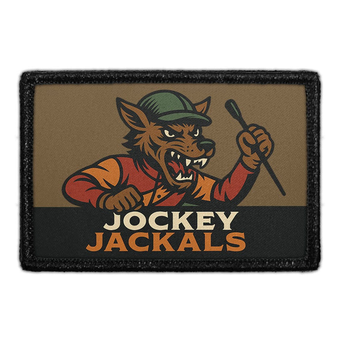 JOCKEY JACKALS Meta Data - Crop Image Text - - Removable Patch - Pull Patch - Removable Patches For Authentic Flexfit and Snapback Hats
