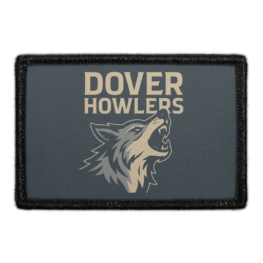 DOVER HOWLERS Meta Data - Crop Image Text - - Removable Patch - Pull Patch - Removable Patches For Authentic Flexfit and Snapback Hats