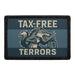TAX-FREE TERRORS Meta Data - Crop Image Text - - Removable Patch - Pull Patch - Removable Patches For Authentic Flexfit and Snapback Hats