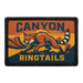 CANYON RINGTAILS Meta Data - Crop Image Text - - Removable Patch - Pull Patch - Removable Patches For Authentic Flexfit and Snapback Hats