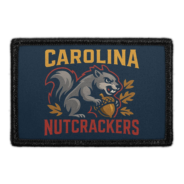 CAROLINA - NUTCRACKERS Meta Data - Crop Image Text - - Removable Patch - Pull Patch - Removable Patches For Authentic Flexfit and Snapback Hats