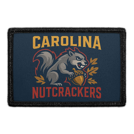 CAROLINA - NUTCRACKERS Meta Data - Crop Image Text - - Removable Patch - Pull Patch - Removable Patches For Authentic Flexfit and Snapback Hats