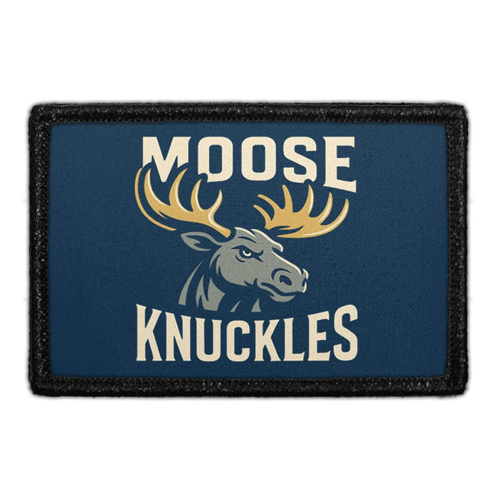 MOOSE KNUCKLES Meta Data - Crop Image Text - - Removable Patch - Pull Patch - Removable Patches For Authentic Flexfit and Snapback Hats