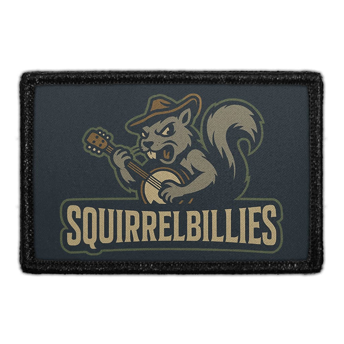 SQUIRRELBILLIES Meta Data - Crop Image Text - - Removable Patch - Pull Patch - Removable Patches For Authentic Flexfit and Snapback Hats