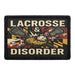 LACROSSE & DISORDER Meta Data - Crop Image Text - - Removable Patch - Pull Patch - Removable Patches For Authentic Flexfit and Snapback Hats