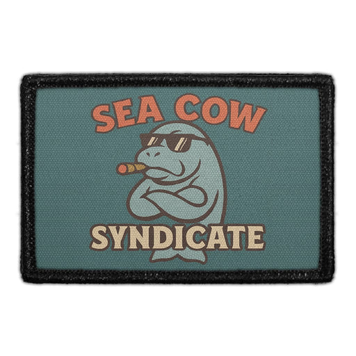 SEA COW SYNDICATE Meta Data - Crop Image Text - - Removable Patch - Pull Patch - Removable Patches For Authentic Flexfit and Snapback Hats
