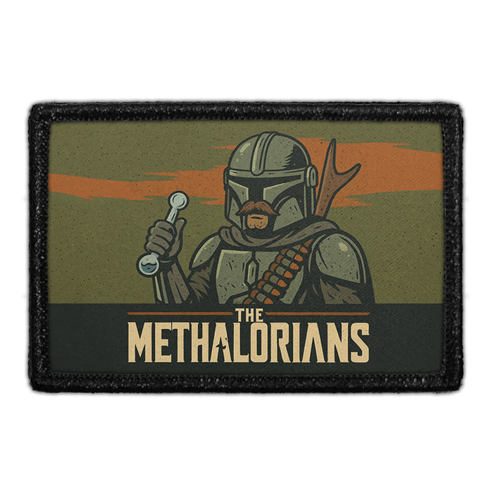 THE METHALORIANS Meta Data - Crop Image Text - - Removable Patch - Pull Patch - Removable Patches For Authentic Flexfit and Snapback Hats