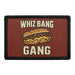 WHIZ BANG GANG Meta Data - Crop Image Text - - Removable Patch - Pull Patch - Removable Patches For Authentic Flexfit and Snapback Hats