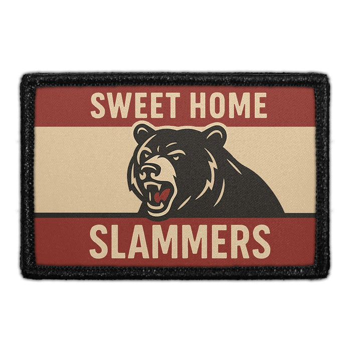 SWEET HOME SLAMMERS Meta Data - Crop Image Text - - Removable Patch - Pull Patch - Removable Patches For Authentic Flexfit and Snapback Hats