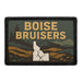 BOISE BRUISERS Meta Data - Crop Image Text - - Removable Patch - Pull Patch - Removable Patches For Authentic Flexfit and Snapback Hats