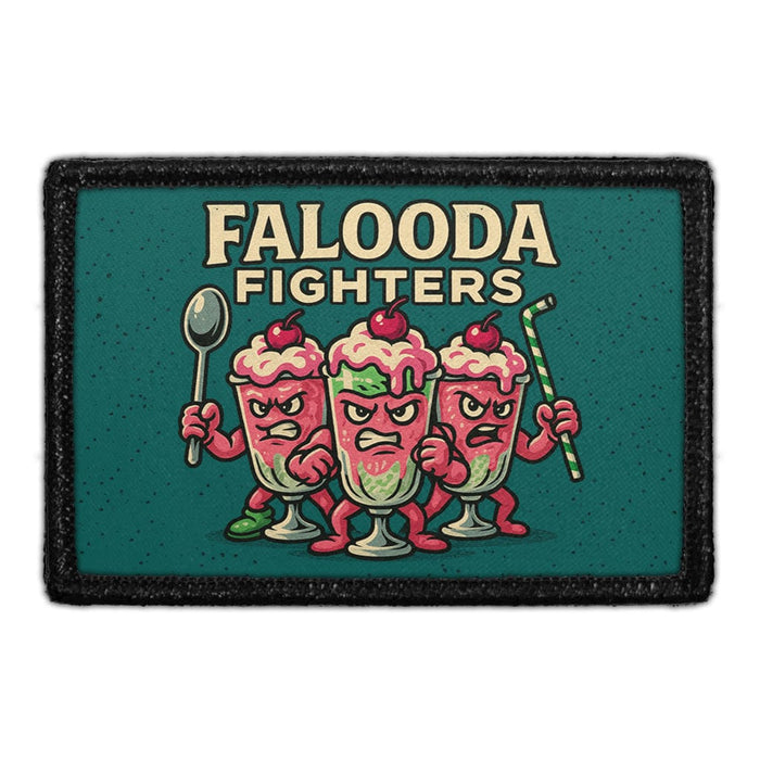 FALOODA FIGHTERS Meta Data - Crop Image Text - - Removable Patch - Pull Patch - Removable Patches For Authentic Flexfit and Snapback Hats