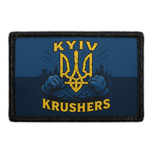 KYIV KRUSHERS Meta Data - Crop Image Text - - Removable Patch - Pull Patch - Removable Patches For Authentic Flexfit and Snapback Hats