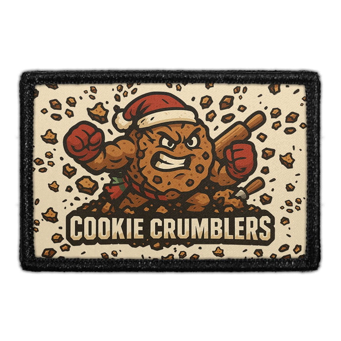 COOKIE CRUMBLERS Meta Data - Crop Image Text - - Removable Patch - Pull Patch - Removable Patches For Authentic Flexfit and Snapback Hats
