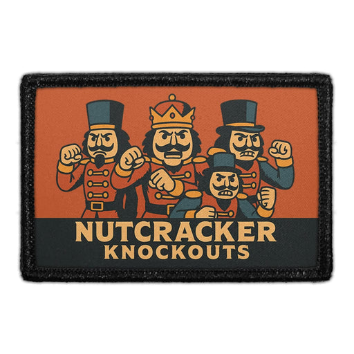 NUTCRACKER KNOCKOUTS Meta Data - Crop Image Text - - Removable Patch - Pull Patch - Removable Patches For Authentic Flexfit and Snapback Hats