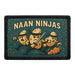 NAAN NINJAS Meta Data - Crop Image Text - - Removable Patch - Pull Patch - Removable Patches For Authentic Flexfit and Snapback Hats